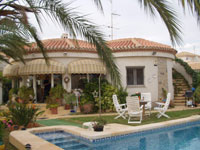 villa with pool